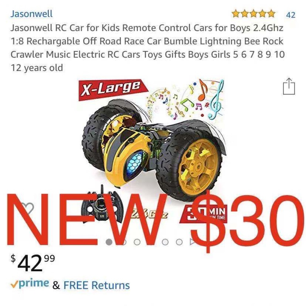 Jasonwell race remote control car